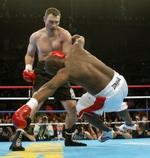 Vitalij Klitsjko havde udfordreren til tælling i første, tredje og syvende omgang. - Foto: AP 