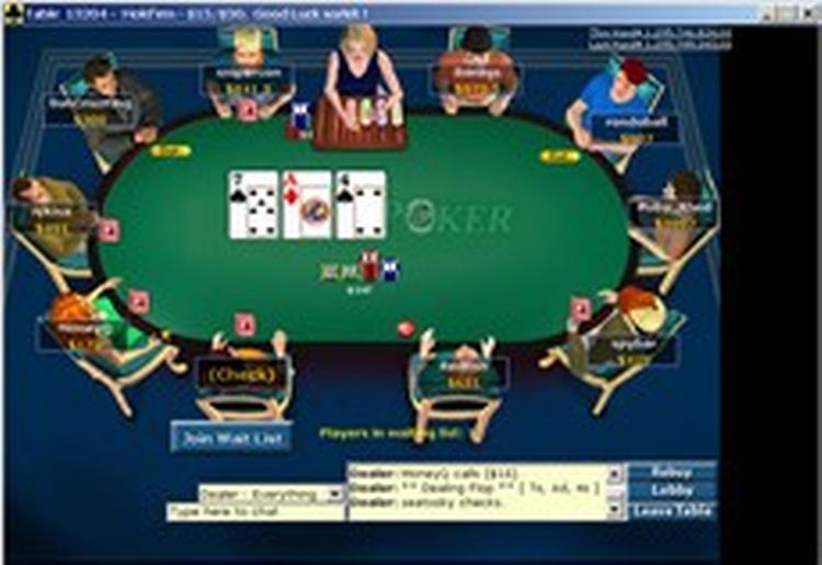 Den canadiske hjemmeside Empirepoker.com har altid mindst 50.000 spillere online. Der spilles døgnet rundt.   Affotografering fra Empirepoker.com 