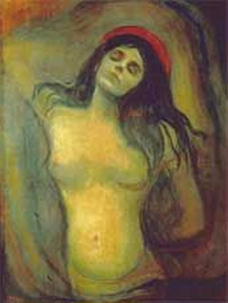 Edvard Munch-maleriet 'Madonna'. 