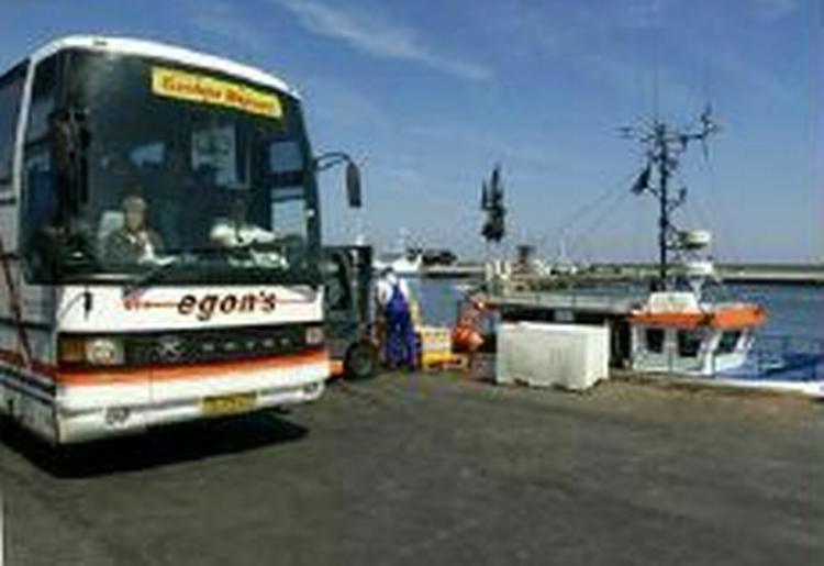 Busvognmænd risikerer at gå konkurs efter de nye tyske regler. - Arkivfoto: Finn Frandsen 