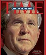 George W. Bush pryder forsiden af det seneste nummer af Time. - Arkivfoto: AP 