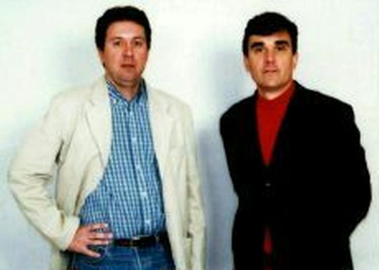 Georges Malbrunot (th.) arbejdede for den franske avis Le Figaro, mens Christian Chesnot var ansat i 'Radio France Internationale'. - Arkivfoto: AP 