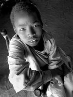 Hamid på 12 år: »Jeg vil ikke blive i Sudan. For her er krig«.   Foto: Jesper Strudsholm 