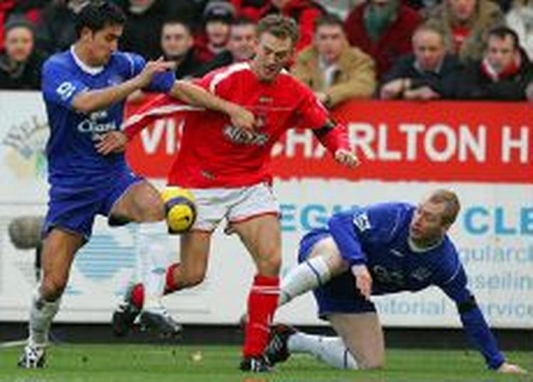 Charltons Dennis Rommedahl havde som den eneste danske spiller en god dag på jobbet, da hans hold slog Everton med 2-0. - Foto: AP 