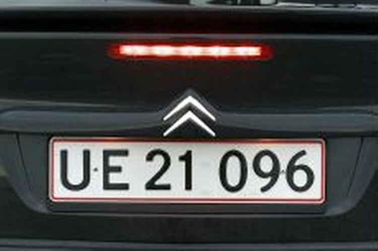 Rigspolitiet vil indføre en ny generation af nummerplader med tre bogstaver og fire cifre. - Foto: Morten Langkilde 