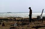 Ligesom i Thailand er der ikke meget tilbage i Pamadura i Sri Lanka. - Foto: AP 