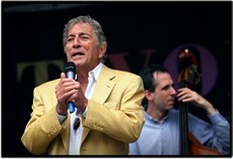 Selv om Tony Bennet var et kæmpenavn i det store udland, lod hans danske gennembrud vente på sig. Han optrådte for første gang i Danmark i 1998. Til gengæld har han været her adskillige gange siden. - Foto: Morten Lang 