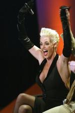 Brigitte Nielsen er efterhånden en trænet Big Brother-deltager. Foto: Søren Jensen 