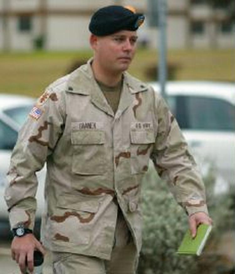 Charles Graner ankommer til en tidligere høring i Fort Hood, Texas. - Arkivfdoto: AP 