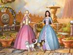 I  Barbie Prinsessen og Tiggerpigen  skal man bevæge sig rundt i et kongerige på computeren for at bevise, at tiggerpigen Erika er værdig til at blive dronning. 