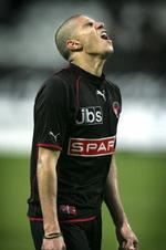 Foto af Zidan fra FC Midtjylland-tiden. Mandag får egypteren besked om, hvor slem han skade er. - Arkivfoto: Erik Kragh 
