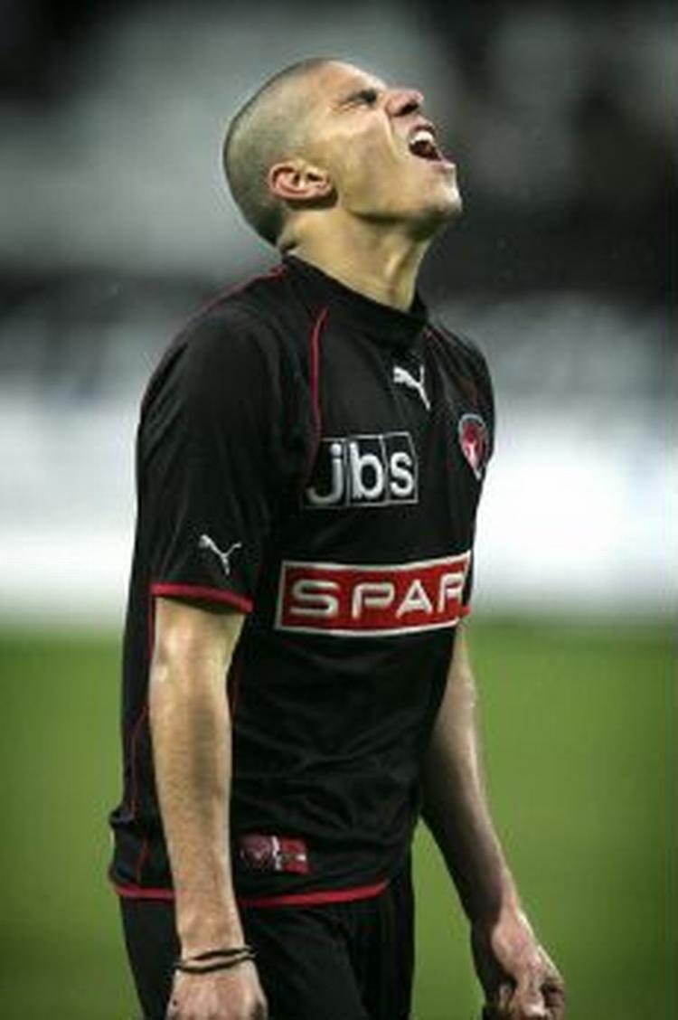 Foto af Zidan fra FC Midtjylland-tiden. Mandag får egypteren besked om, hvor slem han skade er. - Arkivfoto: Erik Kragh 