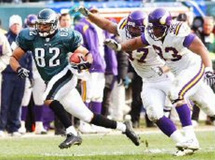 Eagles i grønt havde krammet på Vikings. - Foto: AP 