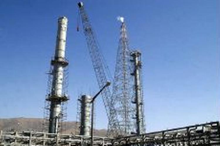 Tungtvandsanlæget Arak ligger 360 kilometer sydvest for Teheran i Iran og er måske på en amerikanske liste over kommende bombemål. - Foto: AP 
