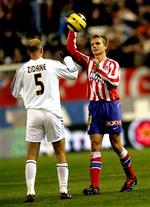 Grønkjær er kommet godt fra start i Atletico Madrid. - Foto: AP 