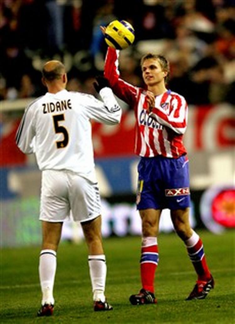 Grønkjær er kommet godt fra start i Atletico Madrid. - Foto: AP 