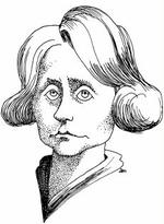 Marie Bregendahl. - Tegning: Anne-Marie Steen Petersen 