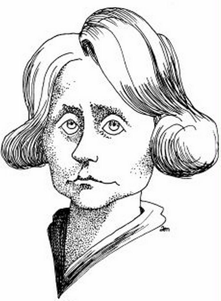Marie Bregendahl. - Tegning: Anne-Marie Steen Petersen 