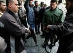 al-Aqsa Martyrernes Brigader afleverede deres budskab om betinget våbenhvile til pressen. - Foto: AP 