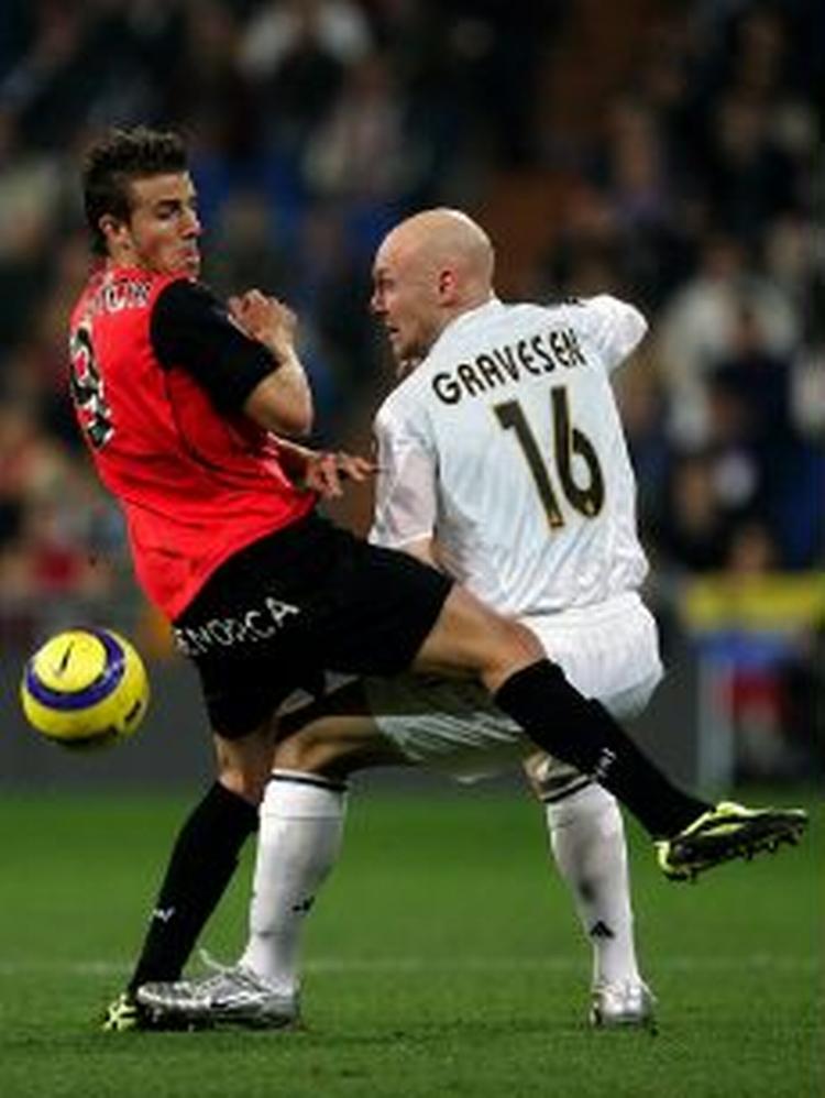 Thomas Gravesen får ros af træneren for sine fem kvarter mod Mallorca. - Foto: AP 
