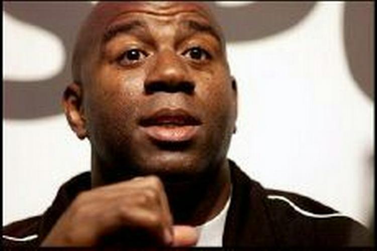 Den tidligere basketballspiller Magic Johnson er en af de fremtrædende afroamerikanere, som åbent taler om hiv/aids. En ny undersøgelse viser, at halvdelen af afroamerikanerne mener, at aids er menneskeskabt. - Foto: Thomas Borberg 