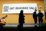 Irakere fra hele Danmark har været i Høje-Taastrup for at stemme ved valget. - Foto: Jan Grarup 