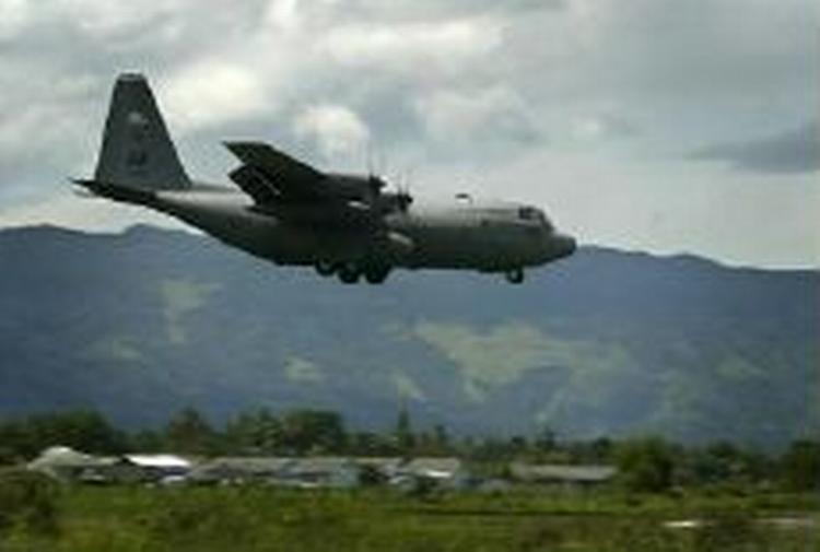 Det var et af disse Hercules C-130-fly, der styrtede nord for Bagdad. - Arkivfoto: AP 