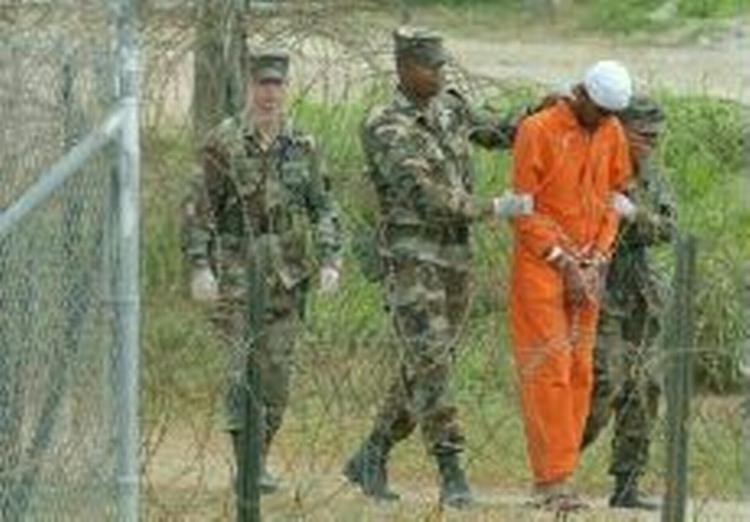 Fangerne på den amerikanske Guantánamo-base på Cuba har indtil nu været frataget alle rettigheder. - Foto: AP 