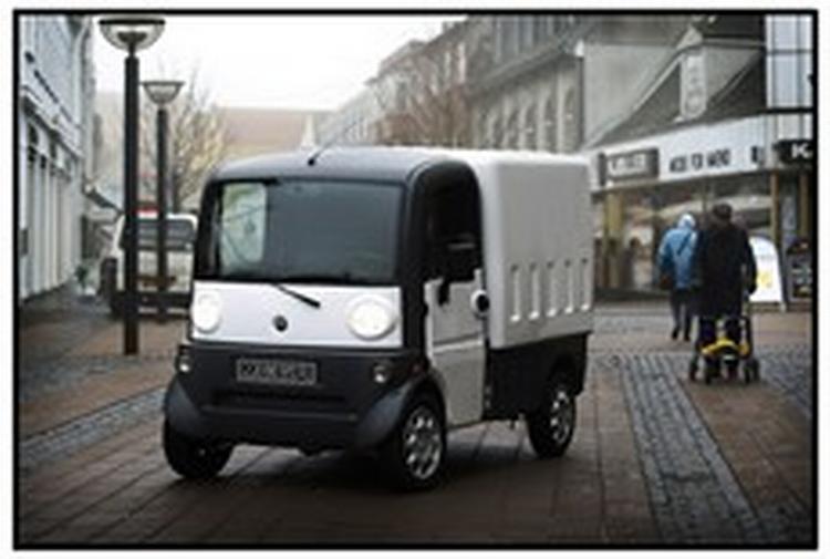 Mega er perfekt til indsats i byormrådet. Med elmotor slipper den hverken røg eller støj ud. Foto: Morten Langkilde 