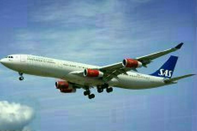 SAS sender for mange fly i luften, viser belægningsprocenten. - Arkivfoto: Thomas Borberg 
