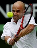 Agassi trækkes stadig med smerter i den ene hofte. - Foto: AP 