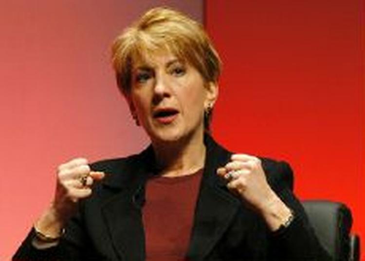 Carly Fiorina overtog posten som øverste chef for HP i september 2000. - Arkivfoto: AP 