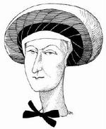 Dorothe Engelbretsdatter. - Tegning: Anne-Marie Steen Petersen 