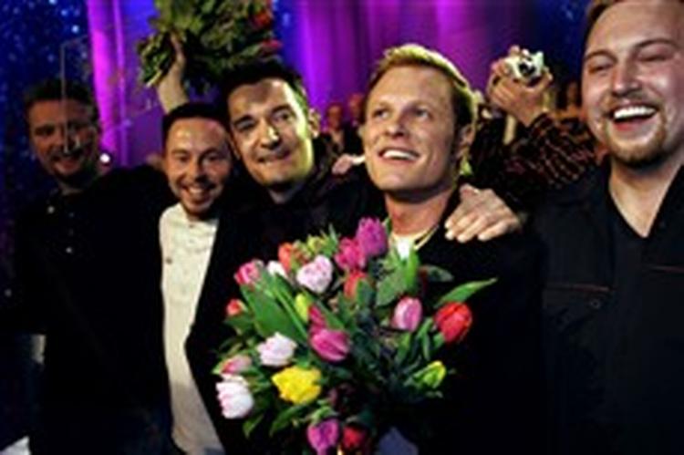 »For eksempel ved at vinde«, svarer Jakob Sveistrup på spørgsmålet på, hvordan han vil gøre det anderledes end sine forgængere ved Det Internationale Melodi Grand Prix.   Foto: Andreas Szlavik 