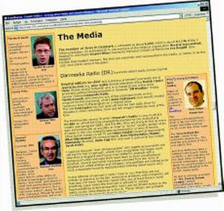 Politikere og mediepersoner bliver hængt ud på hjemmesiden. - Screendump fra siden 