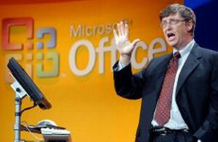 Bill Gates vil forhindre, at en sag om et patent-direktiv udvikler sig til en årelang strid. - Foto: AP 