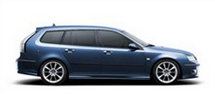 Saab 9-3 nu som stationcar - eller SportCombi. Foto: Saab 