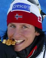 'Det er det største jeg har oplevet', siger Marit Bjørgen. - Foto: AP 