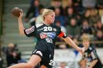 Heidi Astrup i aktion for Aalborg. Snart er den 32-årig playmaker tilbage i Viborgs grønne bluse. - Foto: Erik Kragh 