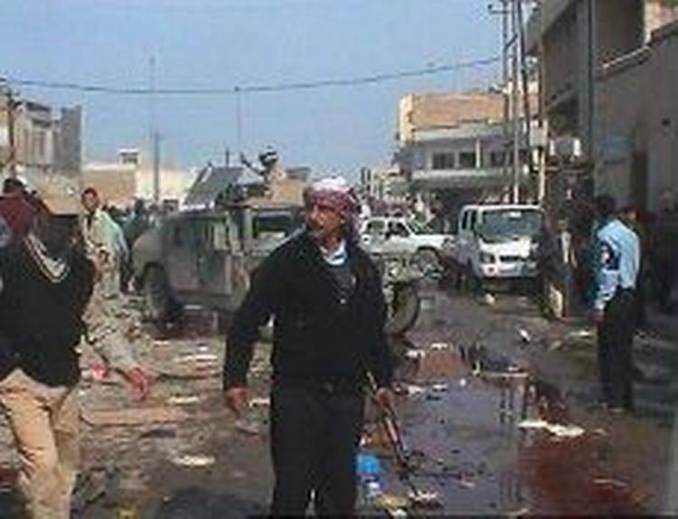 Selvmordsangrebet fandt sted i byen Hilla syd for Bagdad. -Foto: AP 