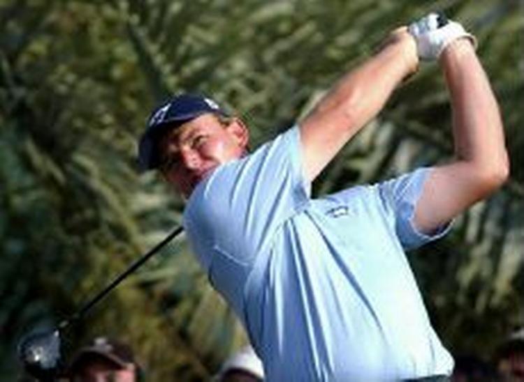 Sydafrikaneren Ernie Els blev vinder af Dubai Desert Classic. - Foto: AP 