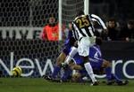 Zayaleta afgør ottendedelsfinalen til Juventus' fordel. - Foto: AP 
