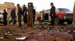 Angrebet fandt sted nær et beboelsesområde, og eksplosionen blæste vinduer ud i både bygninger og biler. - Foto: AP 