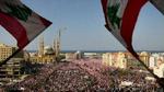 Den måske største demonstration i Beirut i nyere tid markede månedsdagen for drabet på Hariris. - Foto: AP 