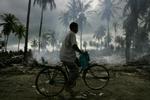 I dag blev Banda Aceh-provinsen i Indonesien ramte af en jordskælv. Nye og større kan være på vej. - Arkivfoto: AP 