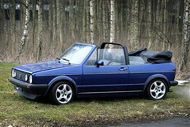 Født i 1985, men denne VW Golf Cabriolet er stadig i fin form. Foto: Morten Langkilde 