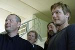 De fire Dogme-brødre: Fra venstre Lars von Trier, Søren Kragh-Jacobsen, Kristian Levring og Thomas Vinterberg. - Arkivfoto: Rasmus Baaner 