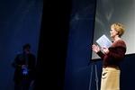 Ved præsentationen af C:ntact på Edison kaldte integrationsminister Rikke Hvilshøj projektet »en positiv platform for integration«, og hun slog til lyd for, at flere indvandrere skal engageres i dansk kulturliv. - Foto: Camilla Stephan 