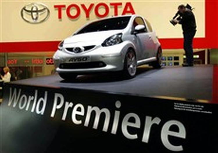 Toyota Aygo - den japanske tolkning af miniprojektet. Foto: AP 