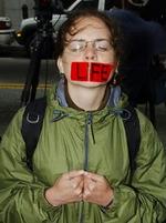 Sagen om Terri Schiavo har ført til demonstrationer flere steder i USA. - Foto: AP 